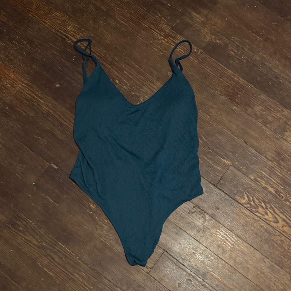 Aerie Deep Teal One Piece Swimsuit